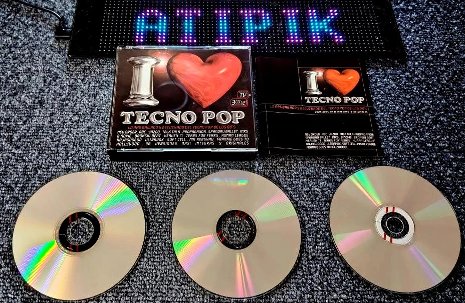 💚 Cd I Love Tecno Pop - Triple Album New Wave Import Spanje Zeldzaam 🖤 – photo 4
